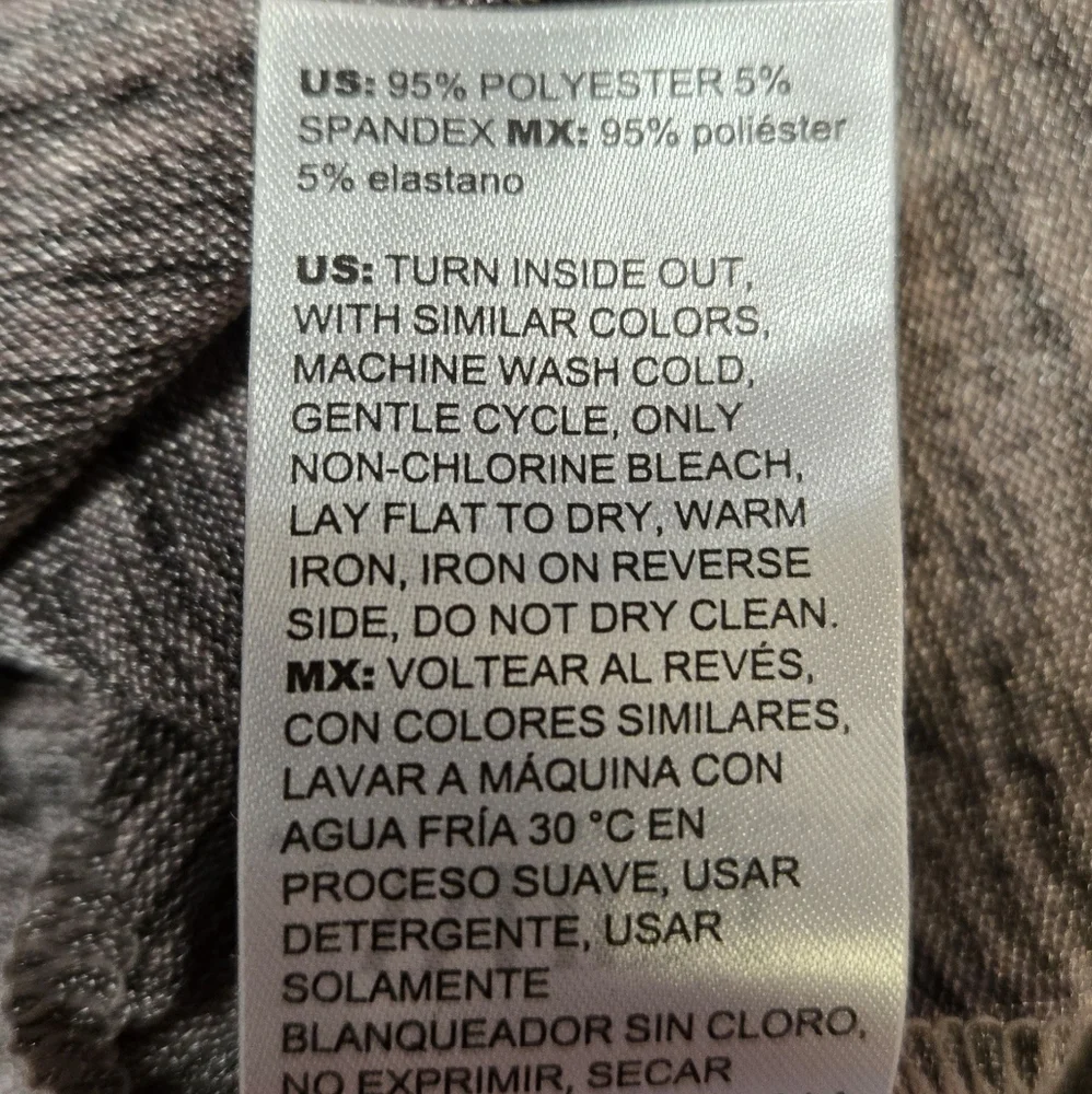 White House Black Market Gray Cap Sleeve Relaxed Tee - Picture 4 of 4